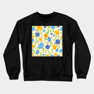 Watercolor Florals Crewneck Sweatshirt